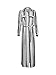 Desiraa Women Slim Flower Print A-Line Maxi Long Dress Medium White