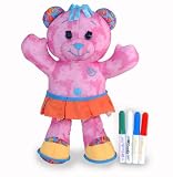 Doodle Bear Large w/ Washable Marker Penny - Wild Colors