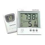 Wireless Thermometer / Humidity Set; Includes Monitor And One Remote Sensor