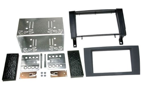 Doppel DIN Blende Komplett-Set für CLK 2006 -->