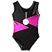 Arshiner Girl's Slim Solid Gymnastics Sleeveless Leotard