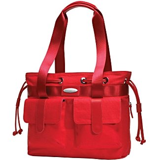 Samsonite Women's Verana Cotton Canvas Computer Tote, Black