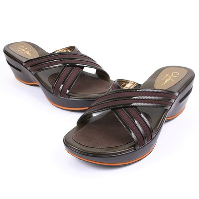 Buy Cole Haan Cole Haan Nike Air G series -- *Air Vela Slide Dark Chocolate Patent D24140 -- Ladies