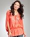 bebe Long Sleeve Caftan Tunic