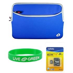 Buy Acer Aspire One AOA150 8.9-Inch Netbook Compatible Neorpene Sleeve Case and 8 GB Micro SDHC... by Young Micro