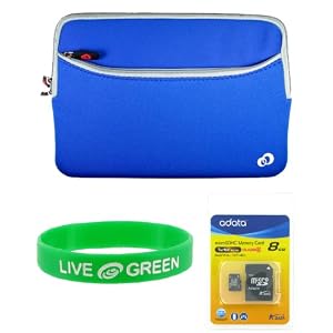 Buy Acer Aspire One AOA150 8.9-Inch Netbook Compatible Neorpene Sleeve Case and 8 GB Micro SDHC...