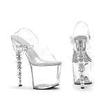 Women's 757-Brook 7.5 Dice Heel Sandal at Ellie Shoes