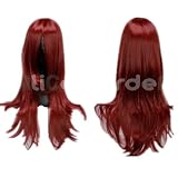 Mix Dark Red D.Gray-man Naruto Costume Wig