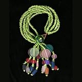Outdoor Living : Eve Beaded Bracelet Lime Green
