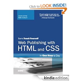 Sams Teach Yourself Web Publishing with HTML and CSS in One Hour a Day (5th Edition)