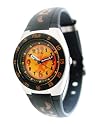 LongBoard - 6101132 - Montre Gar&ccedil;on - Quartz Analogique - Bracelet en caoutchouc Noir