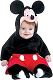 Infant Deluxe Plush Disney Mickey Mouse Costume with Hood