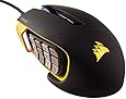 Corsair Gaming SCIMITAR RGB MOBA/MMO Gaming Mouse, Key Slider Mechanical Buttons, 12000 DPI, Multi color