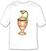 T-shirt with Greece, ancient, metallic, vessel, pot, vase, Europe, traditional, artifact, container