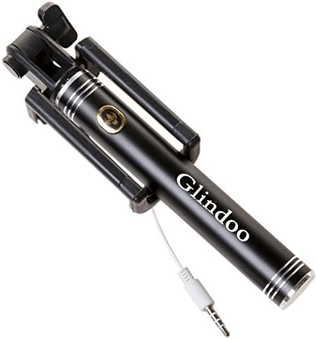 Selfie Stick,Glindoo Telescopic Monopod Mini Selfie Stick for iPhone Samsung and other iOS and Android Smartphone -Black