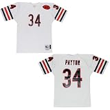 (e) NEW Chicago Bears 1985 Home Jersey - Walter Payton (White, Size: 52)