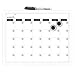 Board Dudes 11 x 14-Inch Plastic Framed Magnetic Calendar (12032UA-4)