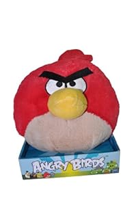 Angry Birds 2264 - Peluche da 20 cm, Colore Rosso