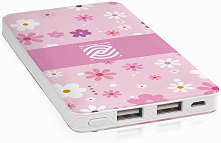 Echeers®  8000mah Thin Power Bank Li-polymer Battery Portable Rechargeable Charger, Easy to Carry,fast Charging, Mobile Power Supply for Iphone Ipad, Ipod, Blackberry, HTC, Android, Samsung .(Pink)