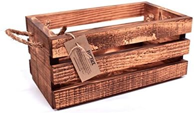 Handcrafted Rustic Custom Wooden Basket / Crate (Tall)