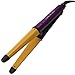 Laila Ali LAIR1603 2-in-1 Ceramic Styler, Purple and Gold