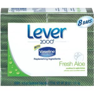Lever 2000 Moisturizing Bar, Fresh Aloe - Eight 4.5oz. Bars