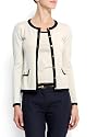 Mango Women's Contrast Trim Cardigan