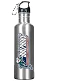 Miami Dolphins 34oz Silver Aluminum Water Bottle