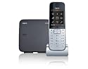 Gigaset SL780 Schnurlostelefon (5,59 cm (2.2 Zoll) TFT Display, Freisprechfunktion, Echtmetall-Rahmen) metall/ schwarz