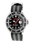 K&BROS Men's Ice-Time 007 Stripe Automatic Watch #9412-1
