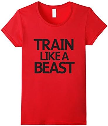 Women's Train Like a BEAST Medium Red