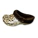 Veggies - Womens Toasty Leopard Slip On Shoe, Khaki, Brown