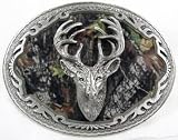 Deer Hunting Wildlife Series Enamel Pewter Buckle ,Sport Buckles