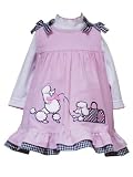 Fall Winter Rare Editions Toddler Girls Pink Corduroy Poodler Jumper Dress