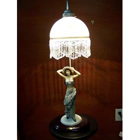 Vintage Style European Lady Lampshade -- 28"