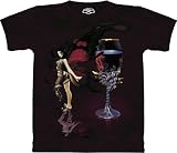Merlot Fairy T-Shirt Short Sleeve 100% Cotton - Skulbone
