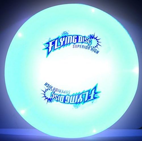 Ultra-bright LED Frisbee Multi Colored Fiber-optic Array Illuminating Ultimate Flying Disc