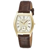 Seiko Mens Brown Leather Strap Watch #SRK008 by Seiko