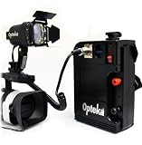 Opteka VL-100 100-Watt Professional Halogen Camcorder Video Light Kit with 12v Rechargeable Battery Pack