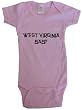 WEST VIRGINIA BABY / HURRY UP - State-series - White, Blue or Pink Onesie / Baby T-shirt