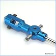 Inner Shaft w/Alum Main Rotor Hub, Blue:BCX,CX3