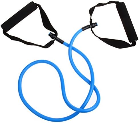 Blue Red(TM) Resistance Band Exercise Cords With Door Attachment Blue