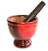 Thai Mortar Pestle Grinding Cookware for Thai Food Menu Recipe Tool
