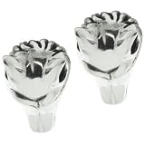 Sterling Silver Jackal Head Stud Earrings