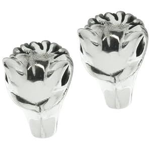 Sterling Silver Jackal Head Earring Stud Earrings