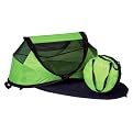 KidCo PeaPod Portable, Self-Inflating Travel Bed - Lime