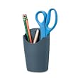 Fellowes Plastic Partition Additions Pencil Cup, 3.5 Inches Width x 5.56 Inches Height, Graphite (75272)