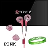 Zune HD 32 GB Video MP3 Player (Platinum) Zune Earbuds for Microsoft Zune HD Earphones ** PINK **!!!