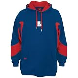 New York Giants Blue Double Coverage Hooded Sweatshirt