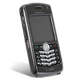 EFORCITY Premium Clip-On Crystal Clear Case w/Belt Clip for Blackberry Pearl 8100, Smoke